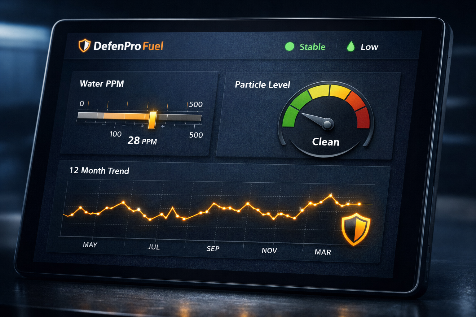 DefenPro FuelHealth monitoring